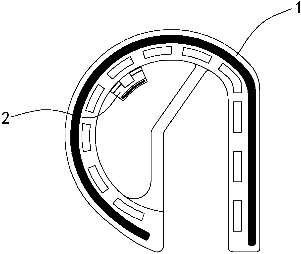 Auricle shape correction apparatus and method for manufacturing same