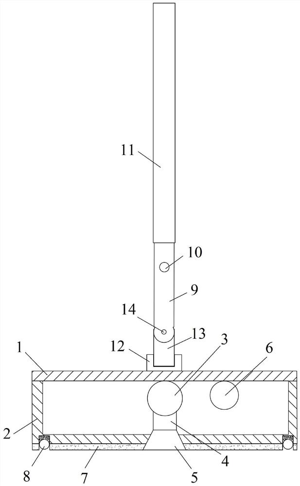 Electric suction negative pressure type glass cleaning tool