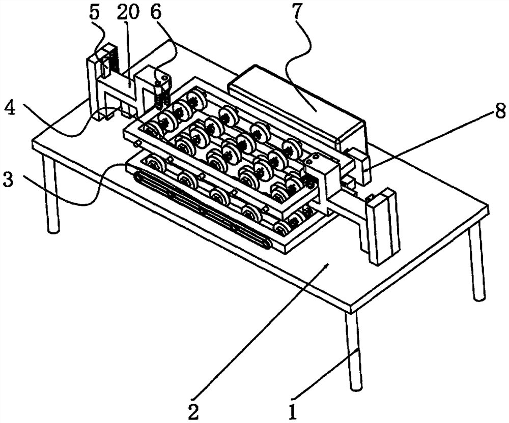 Automatic edge sealing device for plywood production