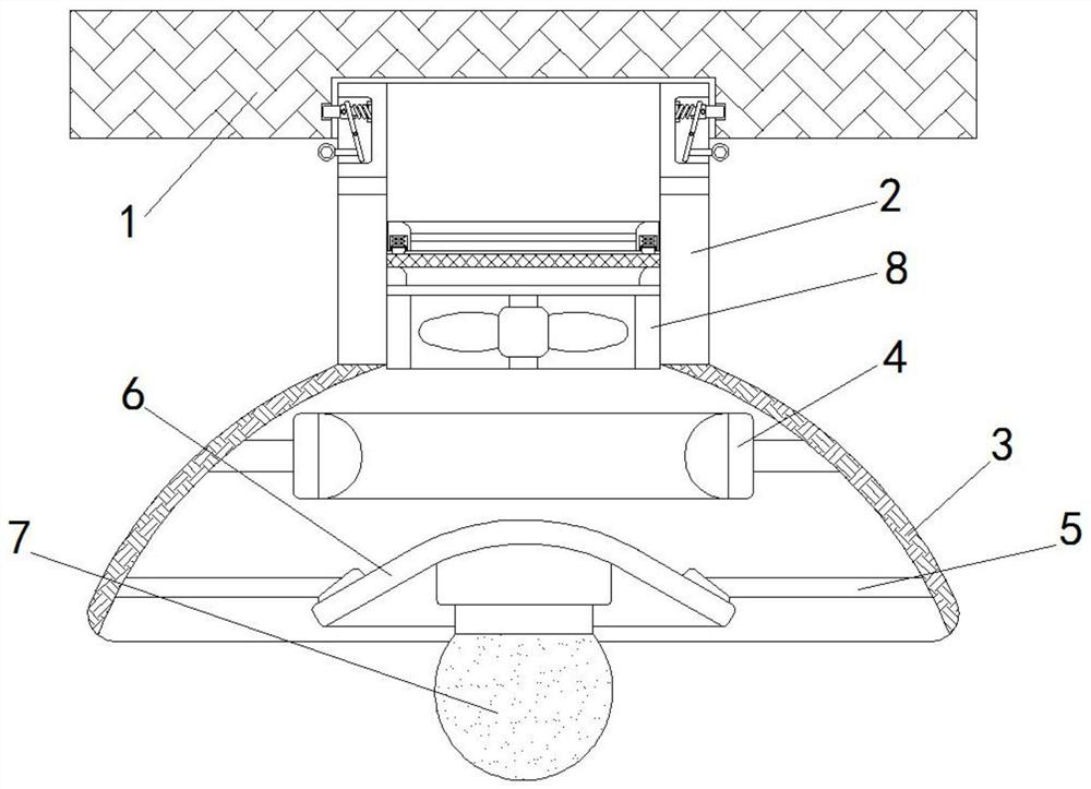 Lamp capable of releasing anions