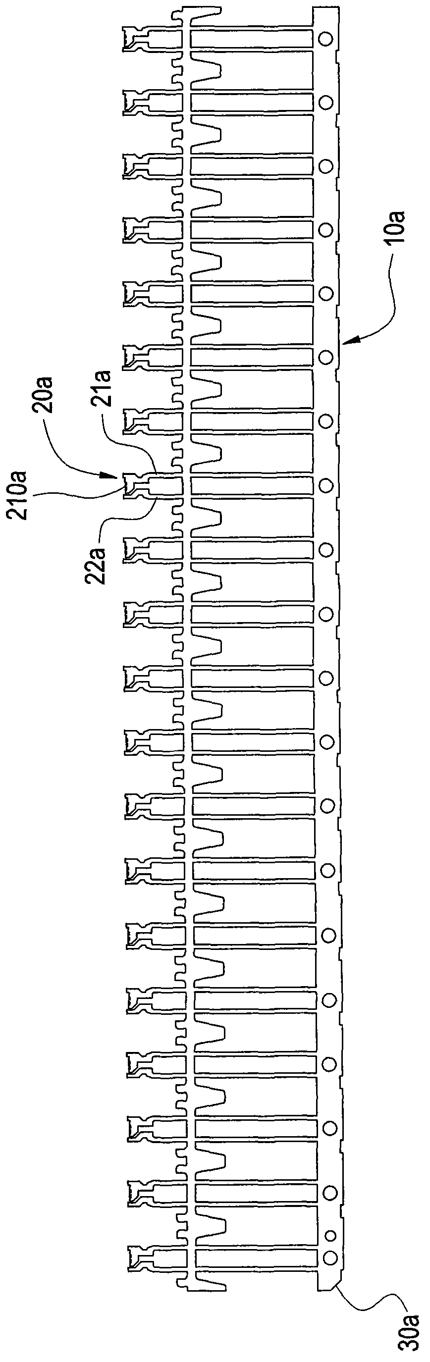 LED material strap with identification structure