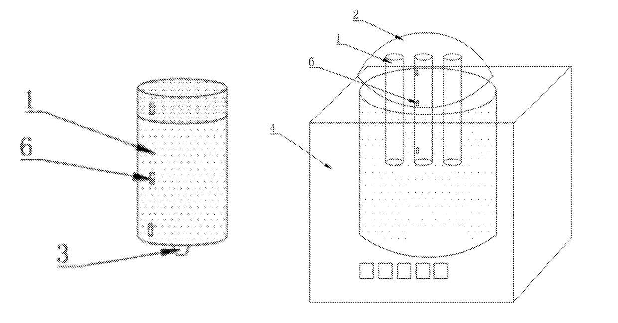 Method for measuring diffusion performance of acid dye in color paste