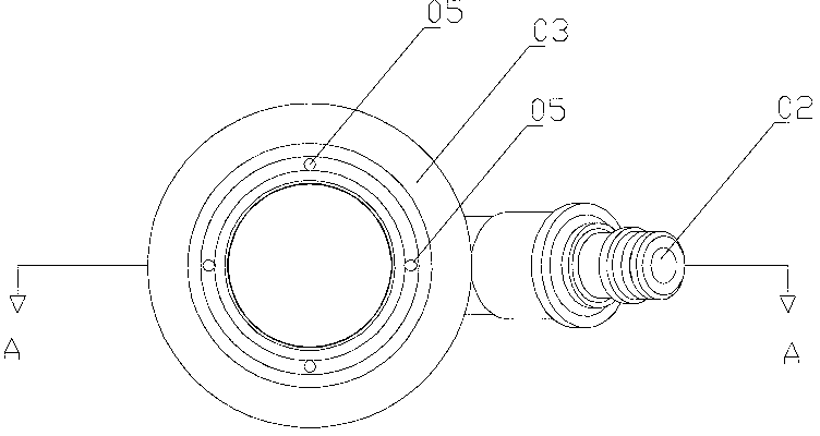 Siphon head used for cleaning swimming pool