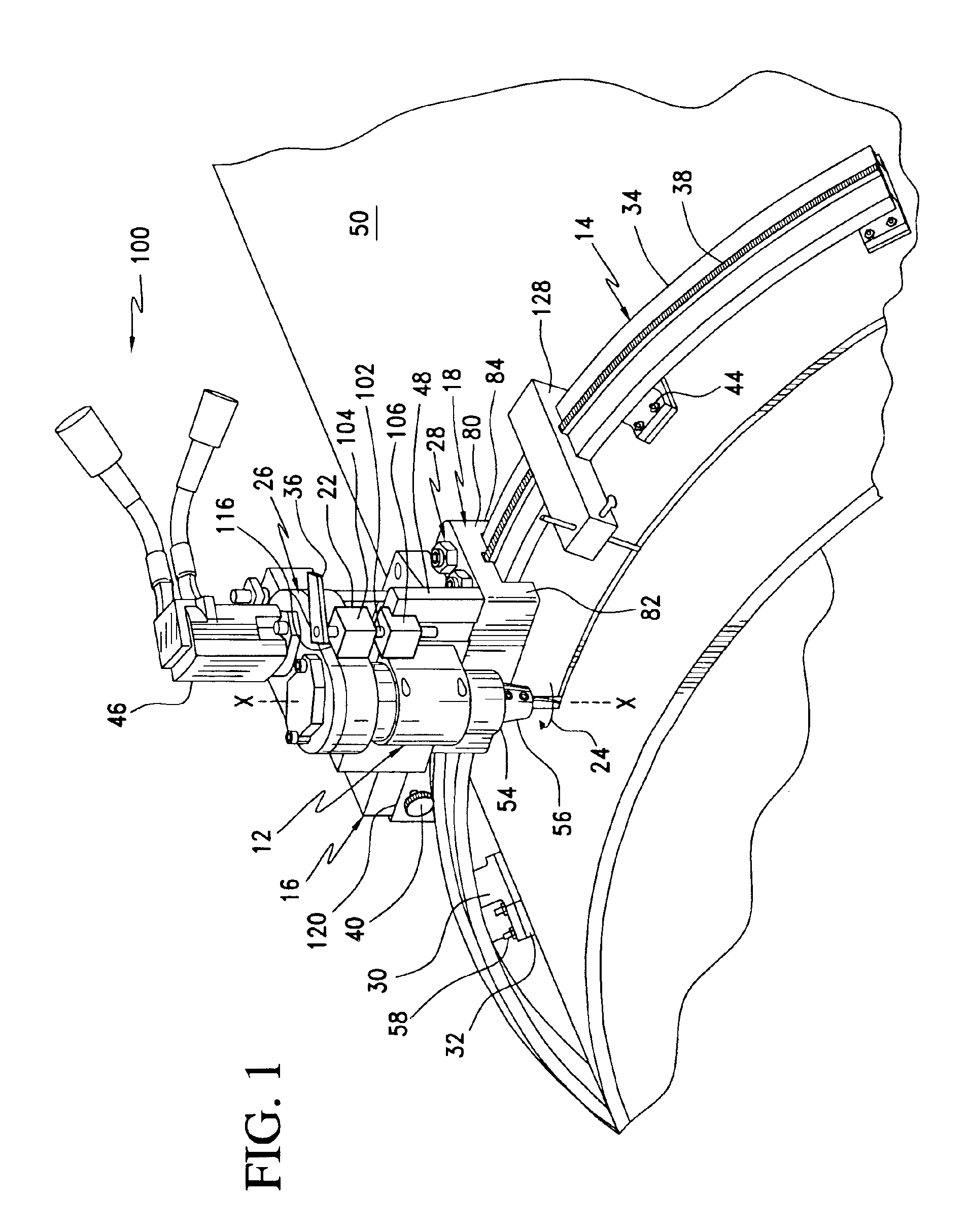 Cutting tool and track guidance system