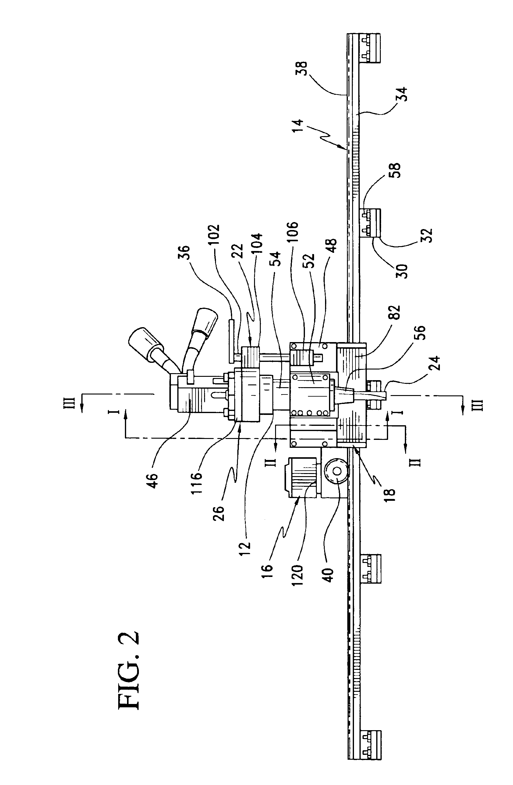 Cutting tool and track guidance system