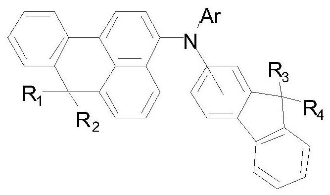 A kind of benzanthracene compound and its preparation method and organic electroluminescent device