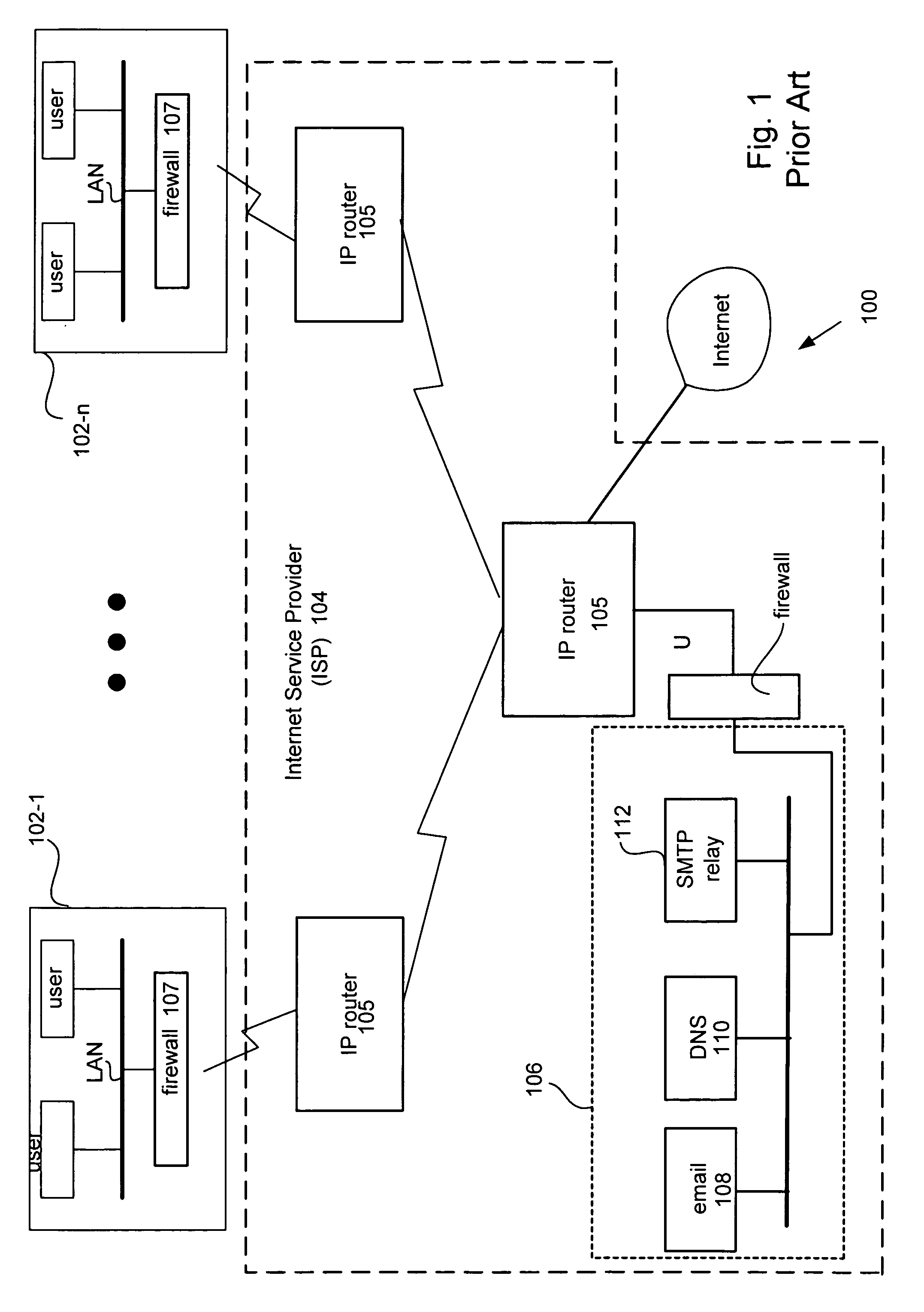 Methods and apparatus for providing a virtual host in electronic messaging servers