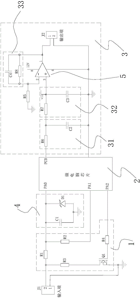 General expansion module for Internet of Things monitoring system