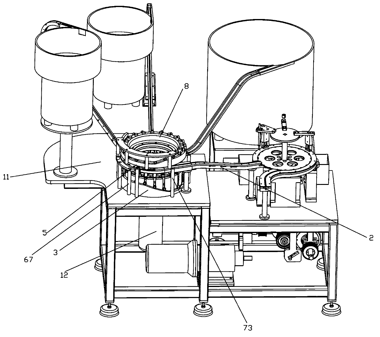 Valve assembling machine