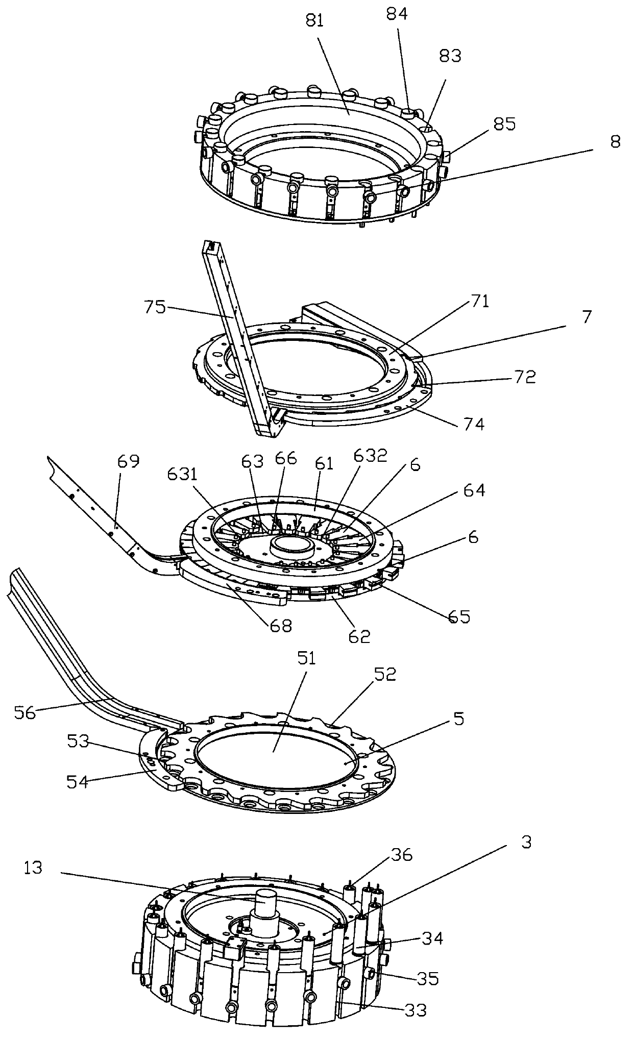 Valve assembling machine