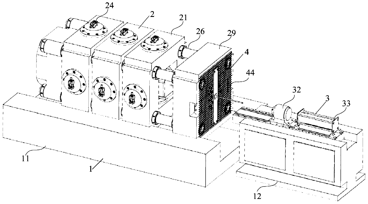 Anchor rod (cable) supporting structure test and anchoring system performance integration test device and method