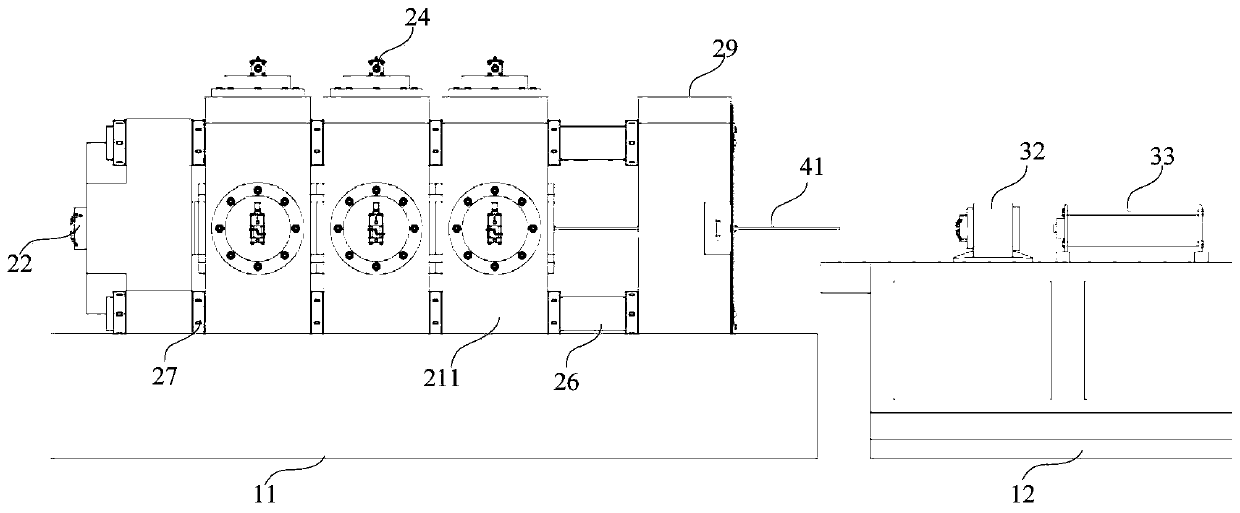 Anchor rod (cable) supporting structure test and anchoring system performance integration test device and method