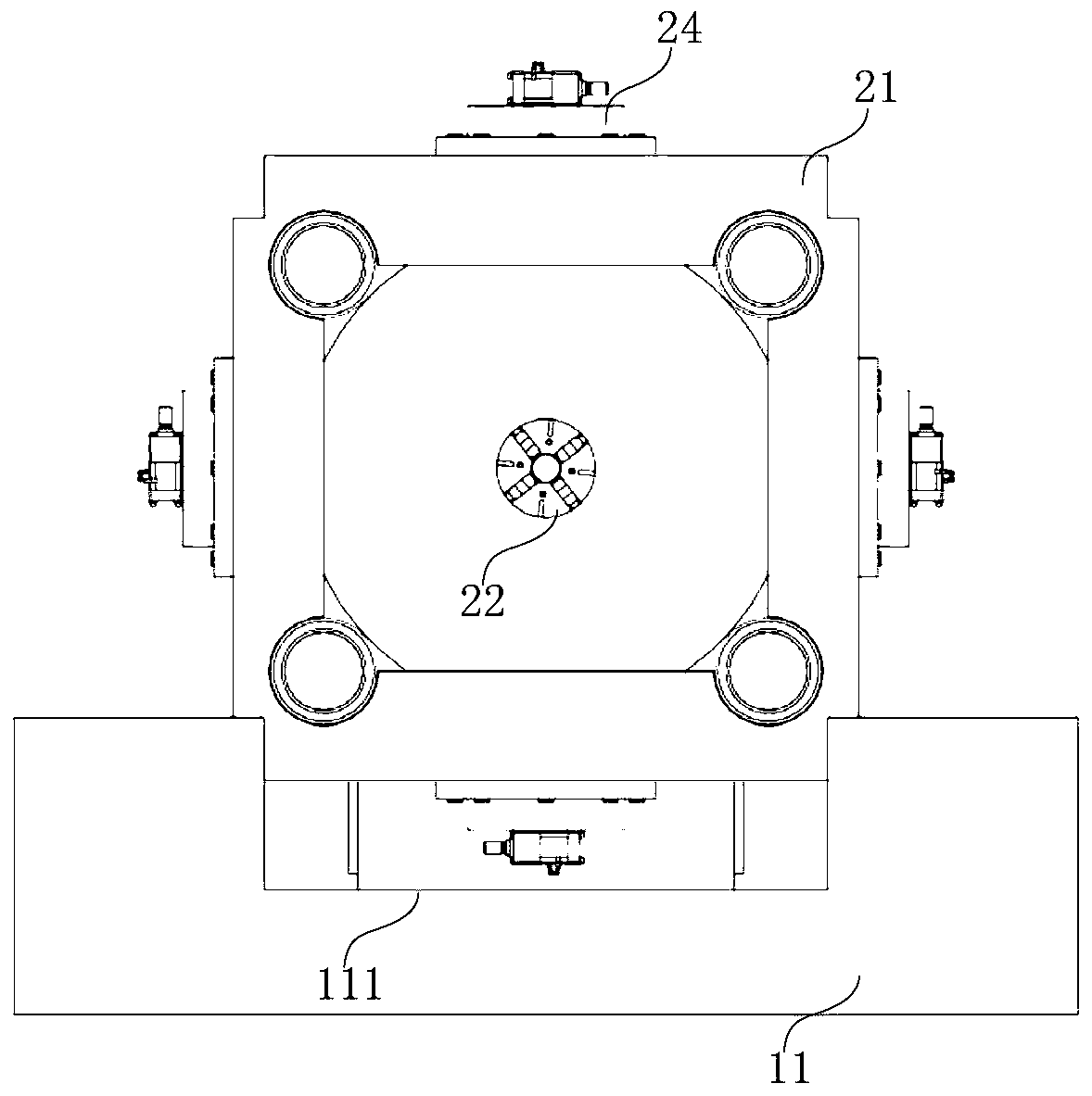 Anchor rod (cable) supporting structure test and anchoring system performance integration test device and method