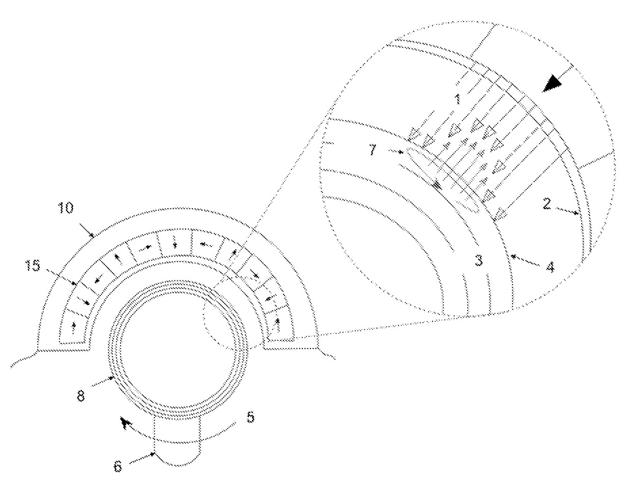 Reduced-friction joint with electromagnetically separable bearing surfaces