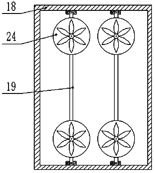 Efficient heat dissipation gear speed reducer