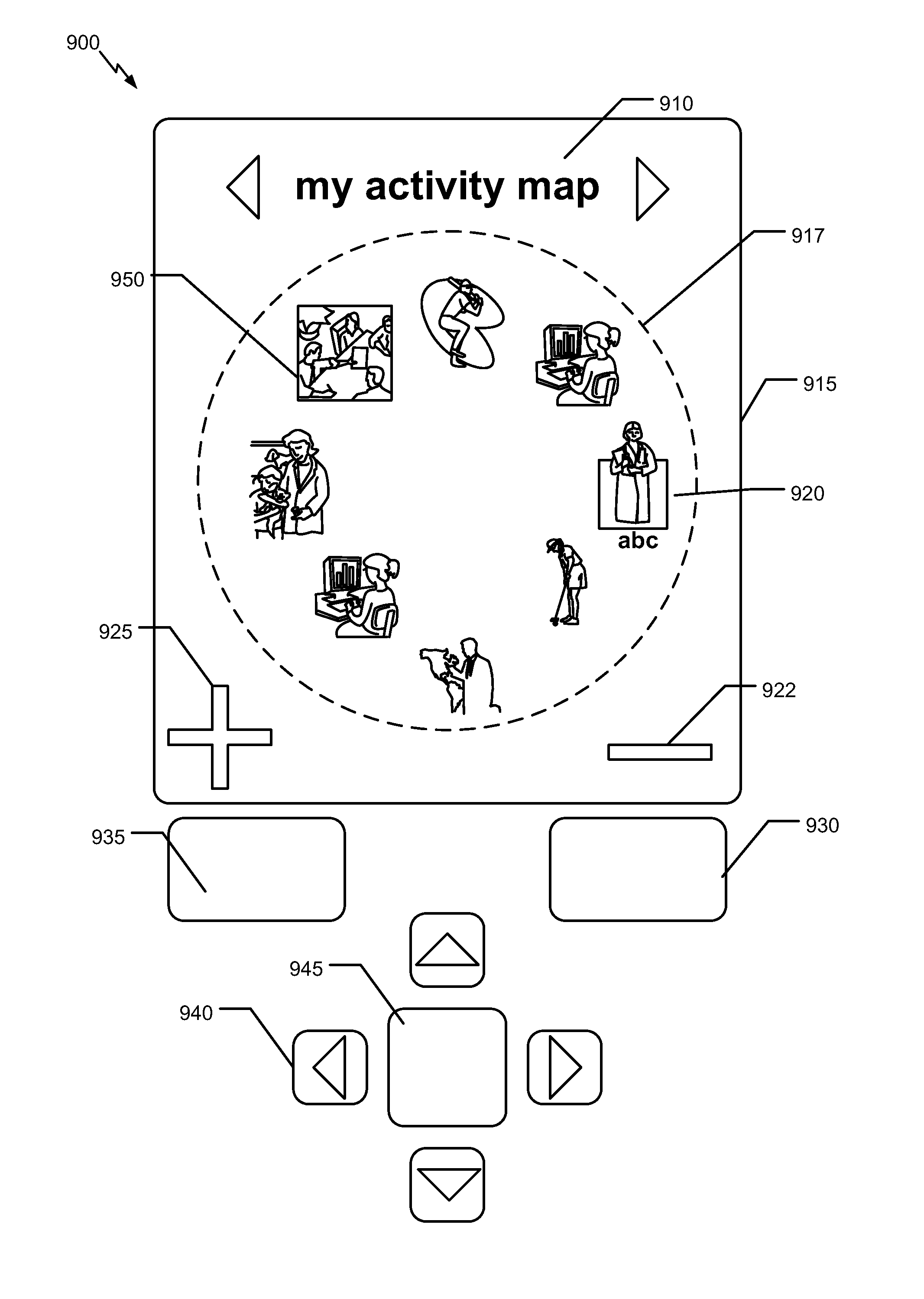 Integrated display and management of data objects based on social, temporal and spatial parameters