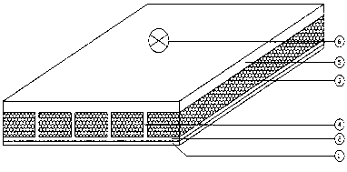 A non-dismantling formwork integrated with class A thermal insulation and cast-in-place concrete