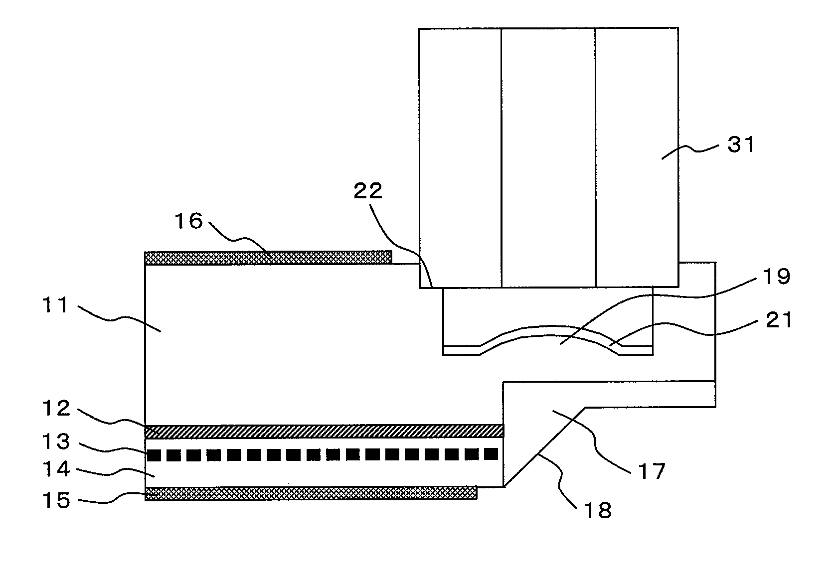 Surface emitting laser module and vertical illuminated photodiode module