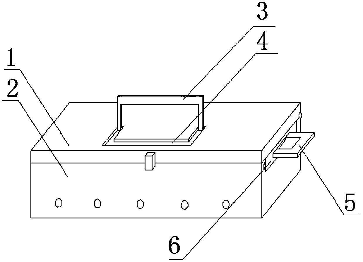 Drainage device for thyroid postoperation