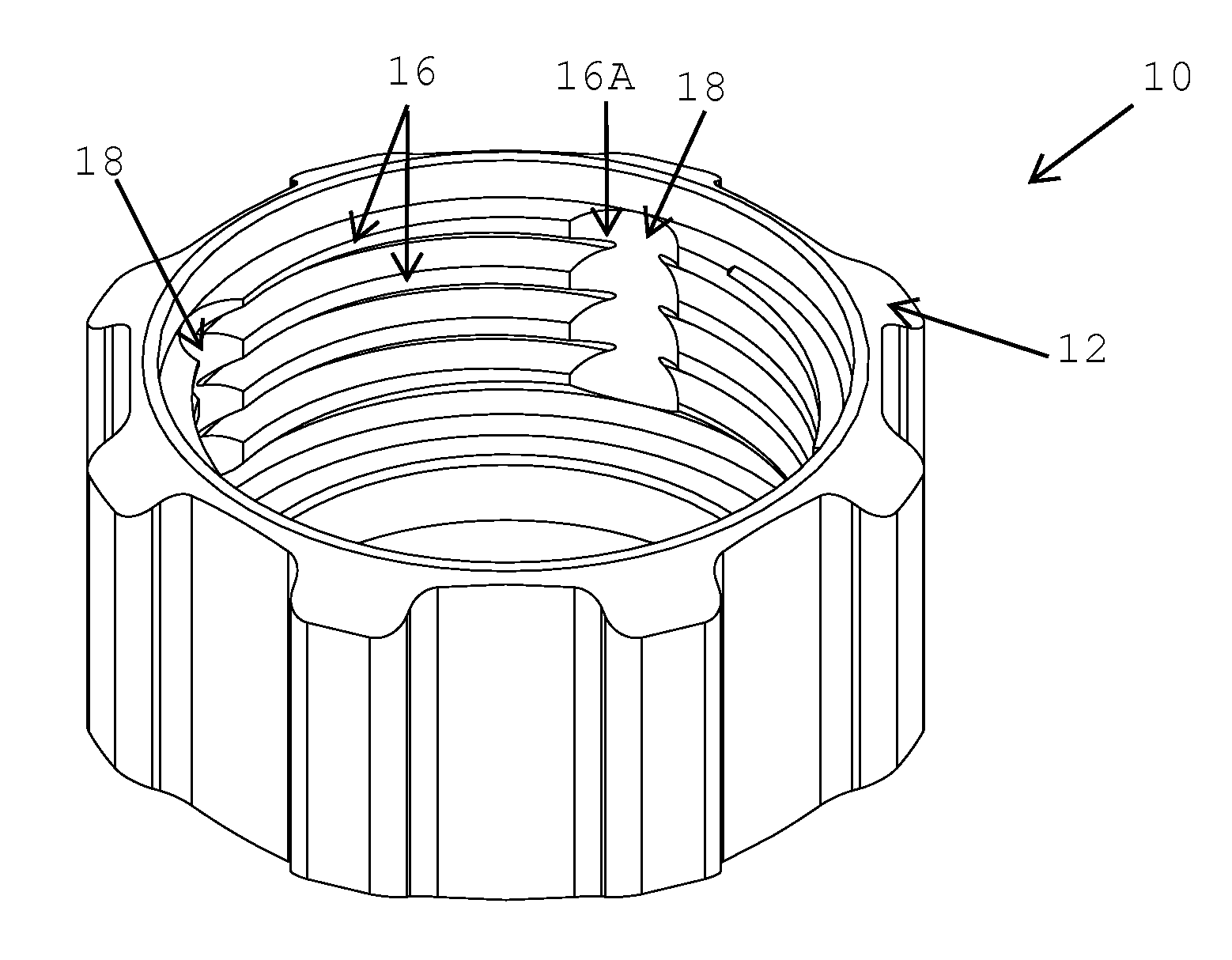 Contaminant-rejecting screw threads