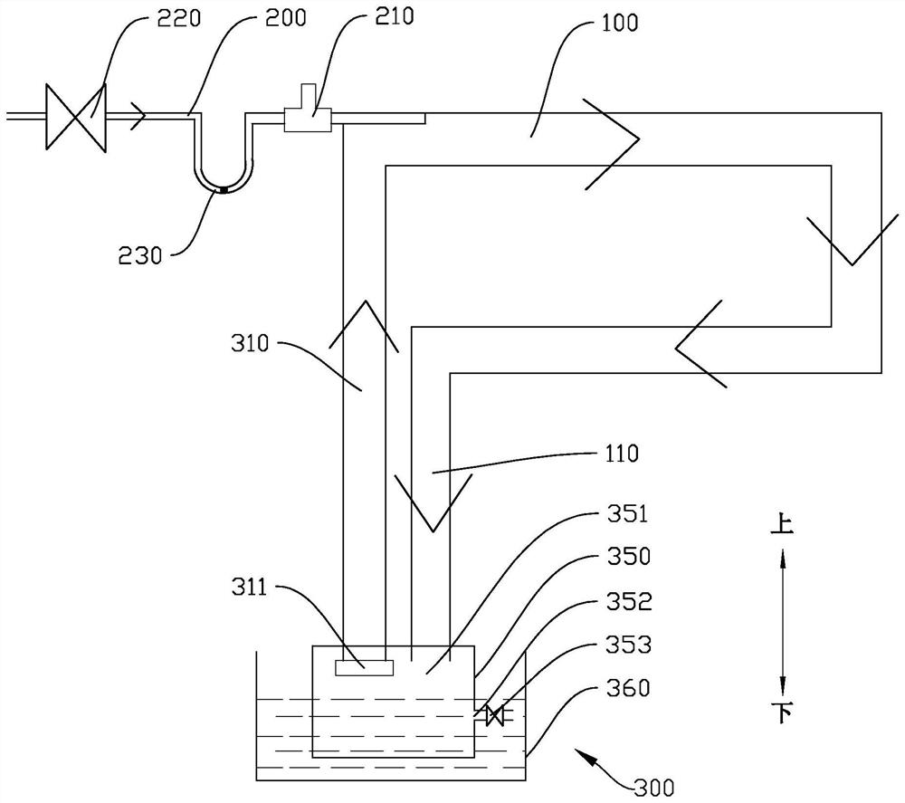 Cooling tube system