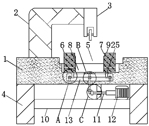 Automatic cutting machine with automatic clamping function