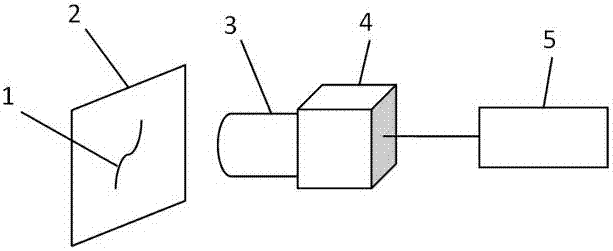 Filament diameter detection device and method