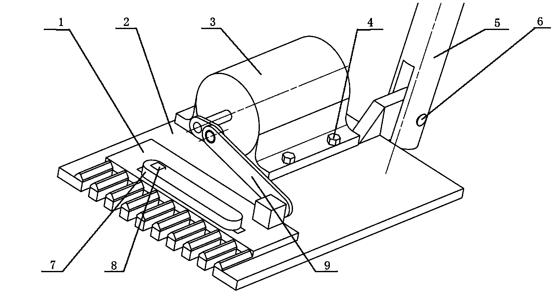 Mulberry leaf picking machine