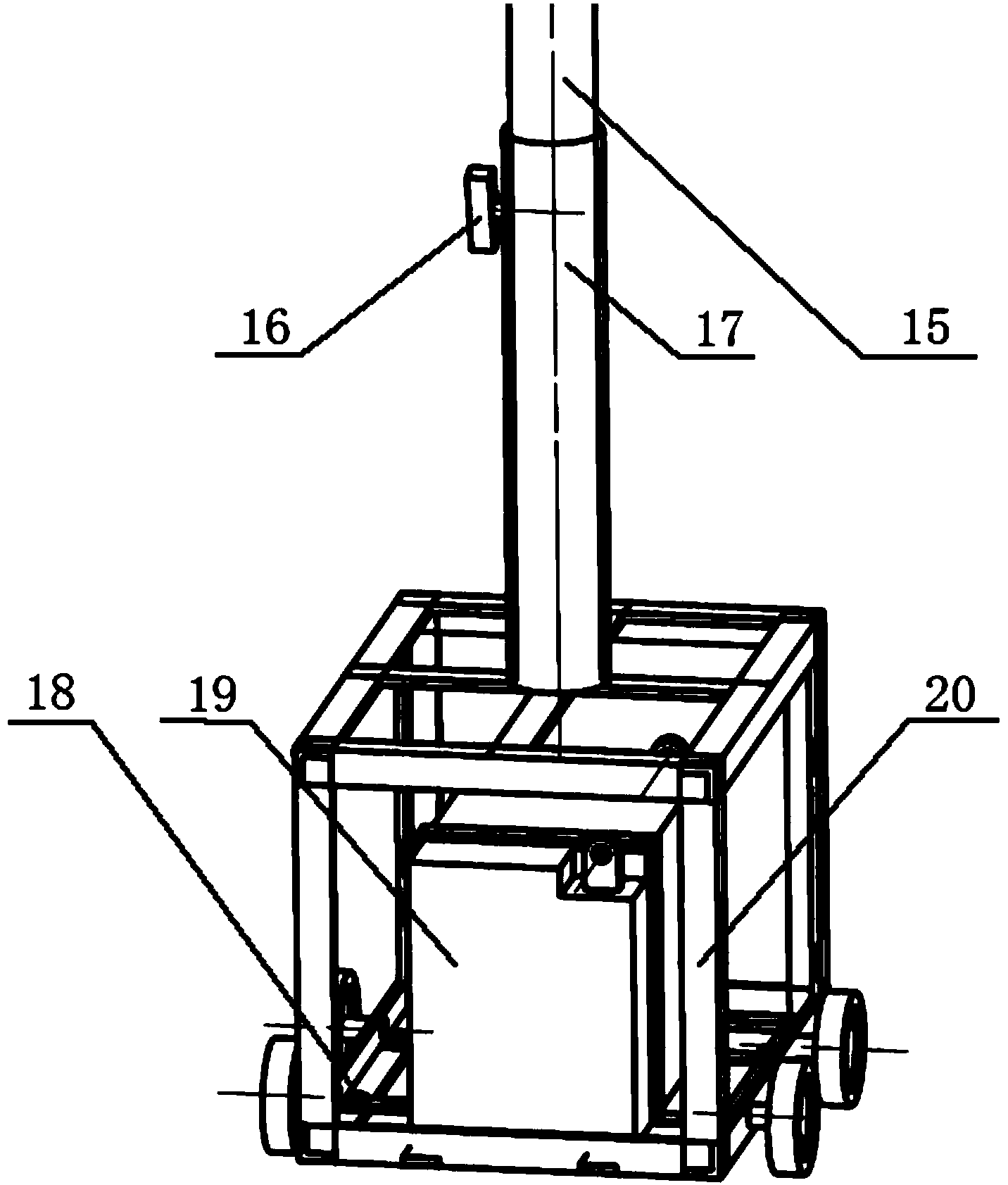 Mulberry leaf picking machine