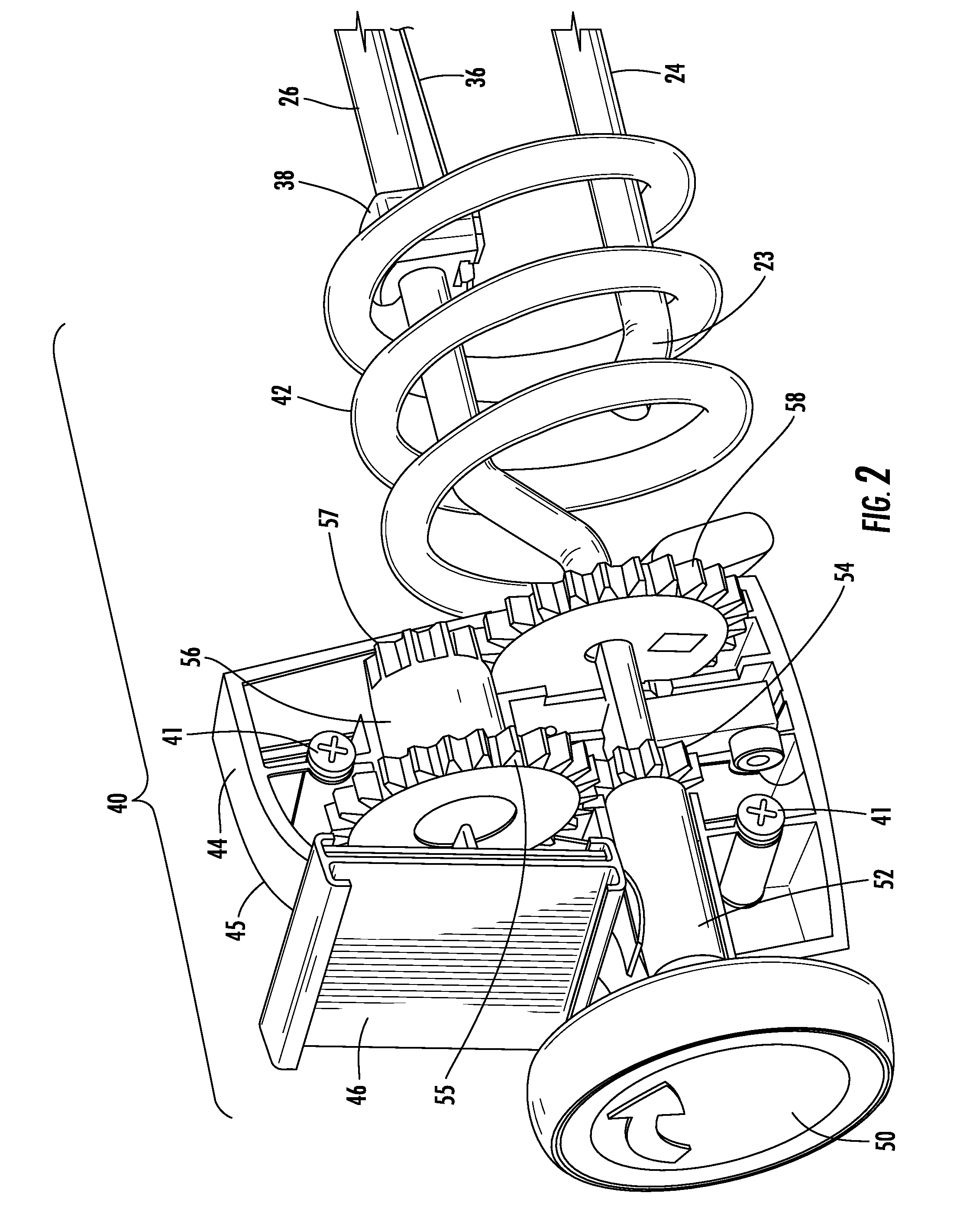 Merchandise display hook having time delay mechanism including helix