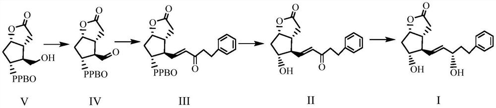 Enzymatic synthesis method of bimatoprost intermediate