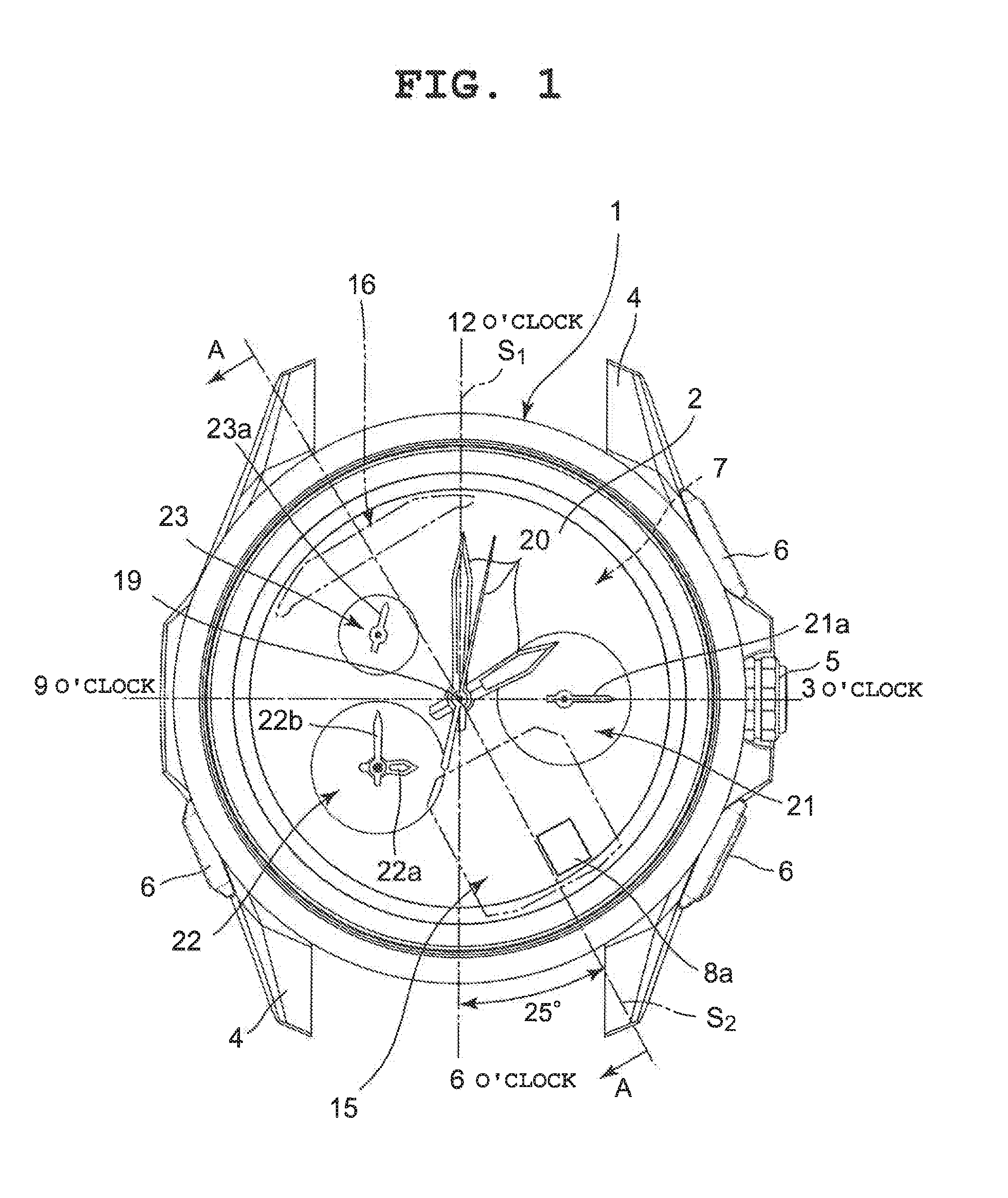 Electronic device and wristwatch