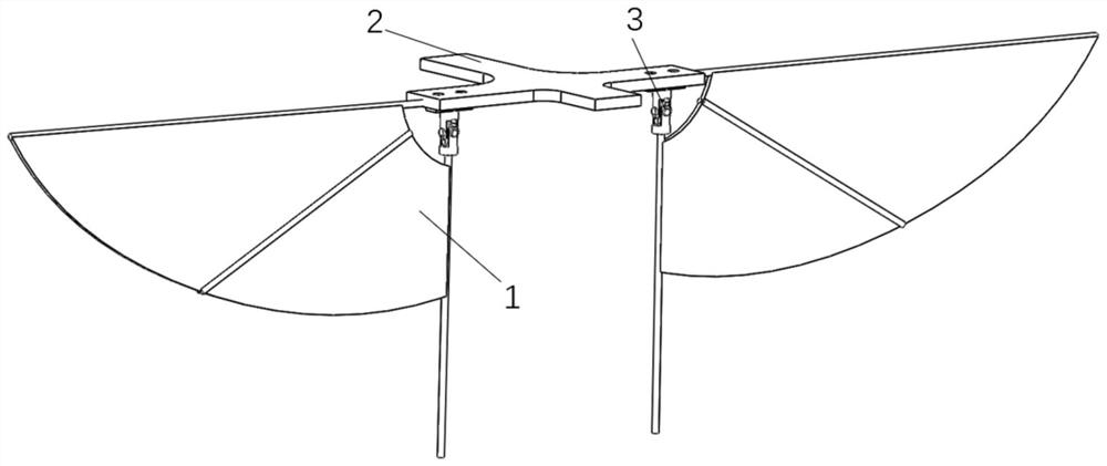 Miniature flapping wings capable of realizing large deformation and high control moment generation