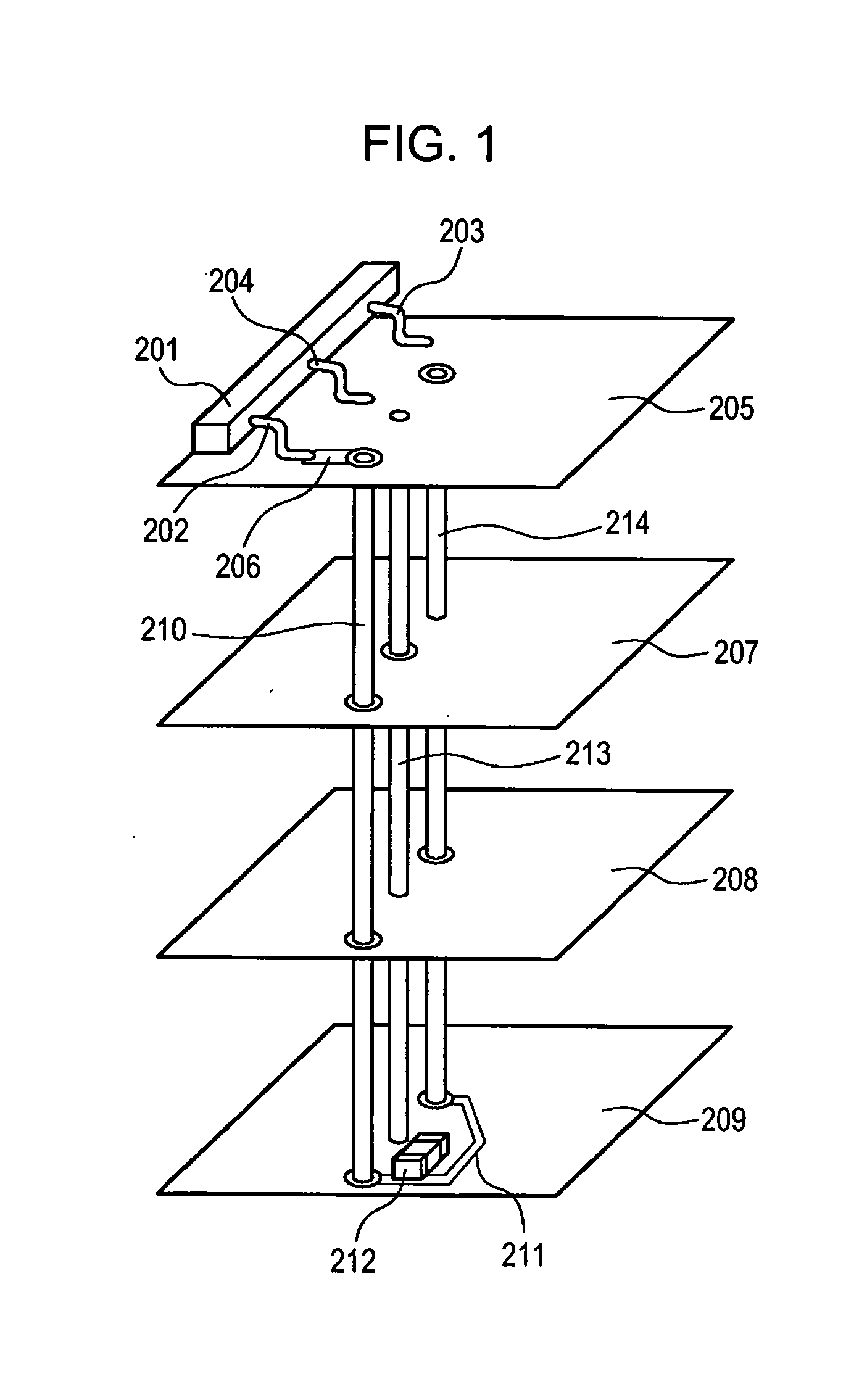 Multilayered printed circuit board