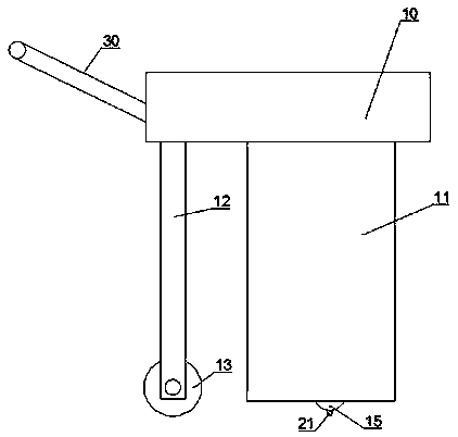 Greenhouse soil loosening cart for modern agriculture