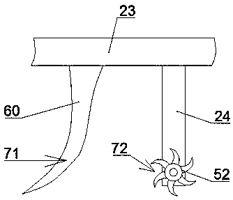 Greenhouse soil loosening cart for modern agriculture