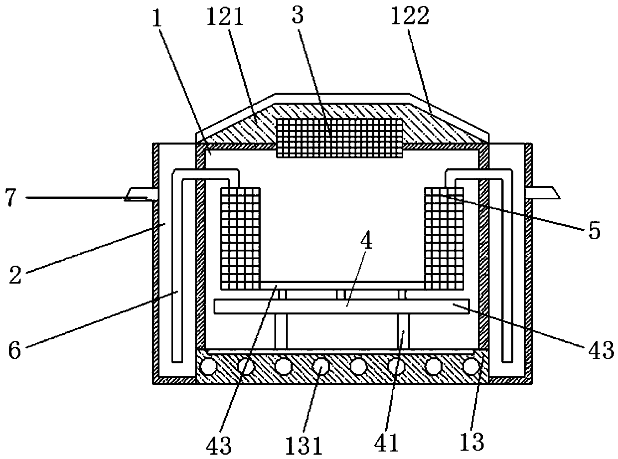 Multifunctional power equipment heat radiation device