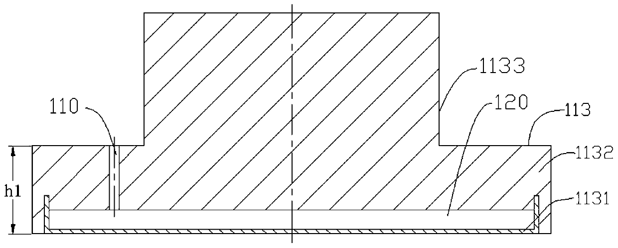 A drug material flow equalization device for a propellant extruder