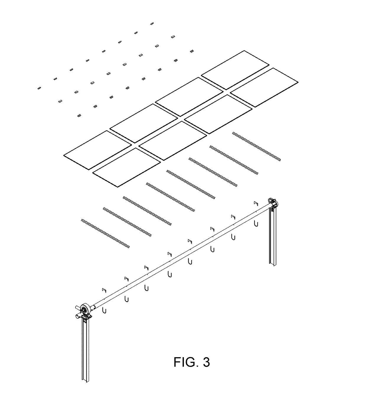 Off-set swivel drive assembly for solar tracker