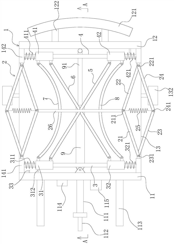 Anti-collision device for anti-collision buffer vehicle