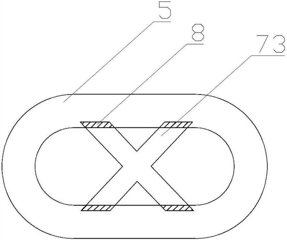 High-speed elevator balancing compensation chain and production method of anchor chain thereof