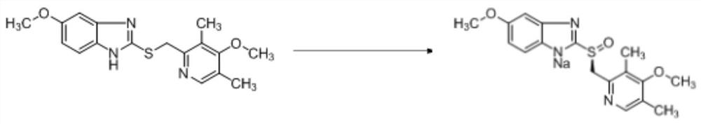 Preparation method of esomeprazole sodium