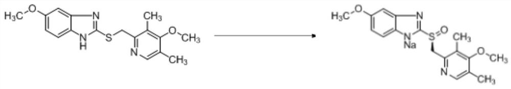 Preparation method of esomeprazole sodium