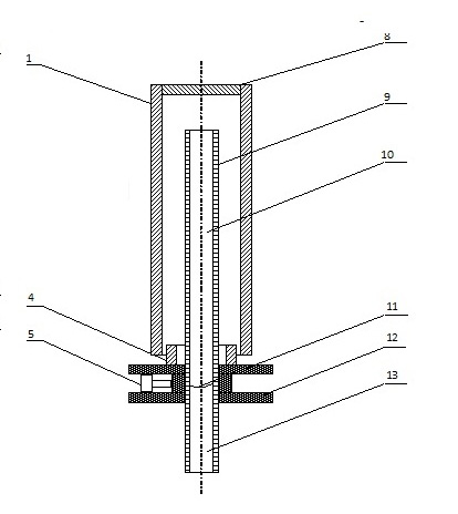 Method and device for directionally solidifying liquid/solid interface based on ultrasonic wave modulation