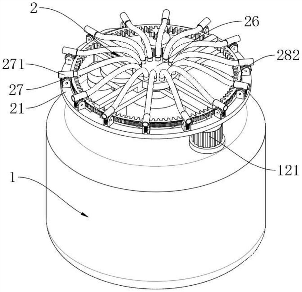 Agricultural intensive irrigation equipment with multi-angle adjusting function