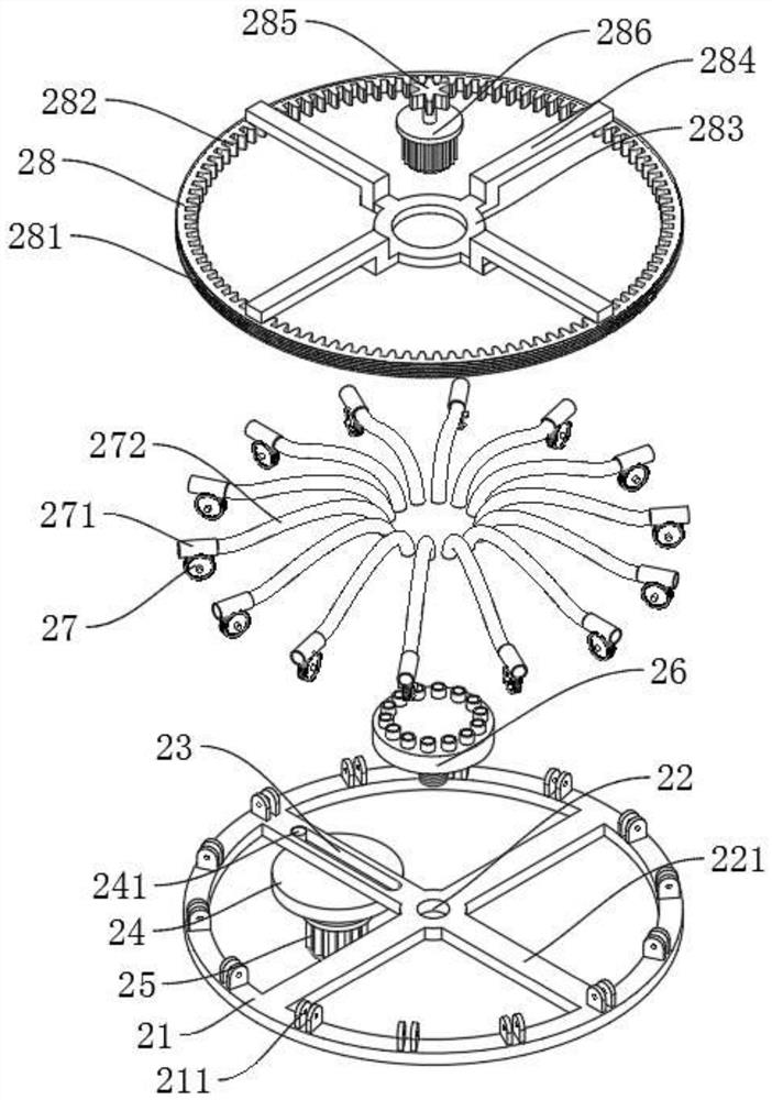 Agricultural intensive irrigation equipment with multi-angle adjusting function