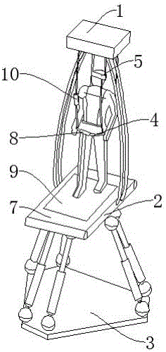 Balance training device and using method thereof