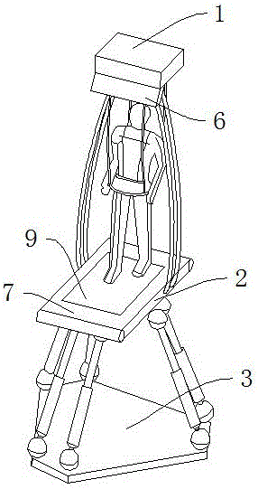 Balance training device and using method thereof