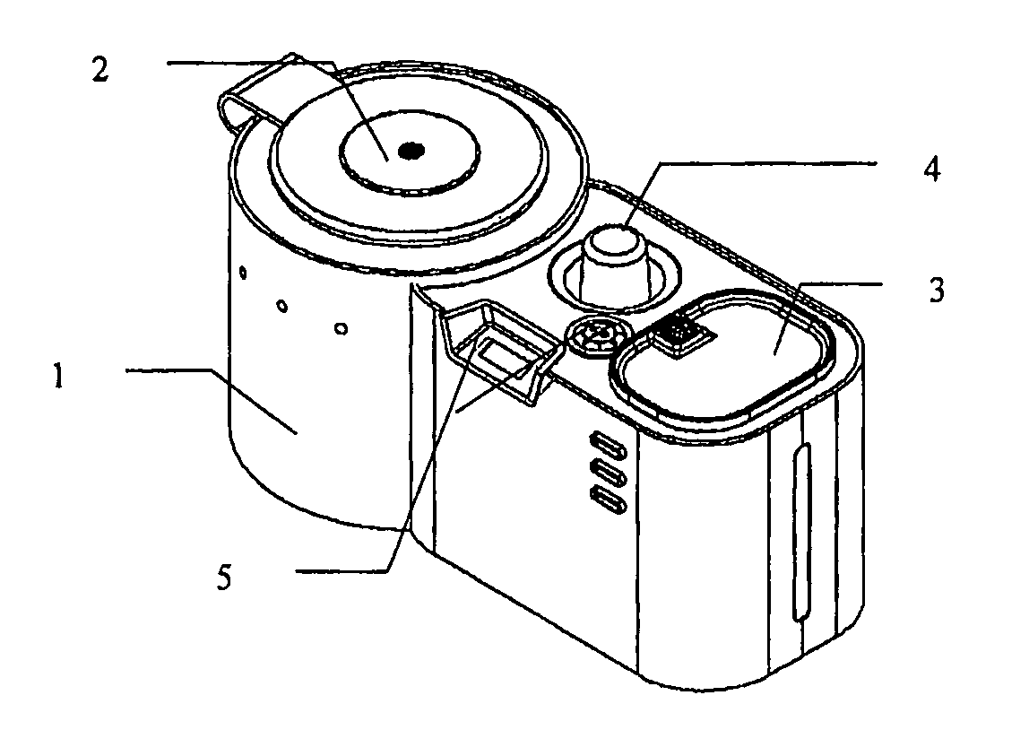 Sample preparation device for extracting drug residue