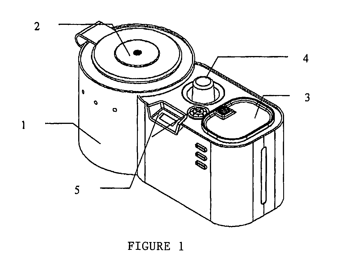 Sample preparation device for extracting drug residue